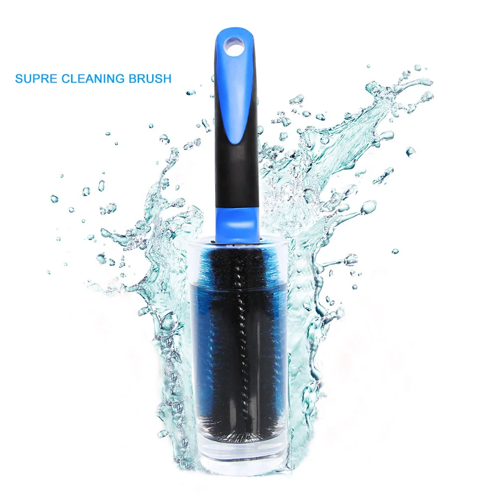Щетка для мытья автомобиля сверхпрочная ручка двойные петли колесо очистки