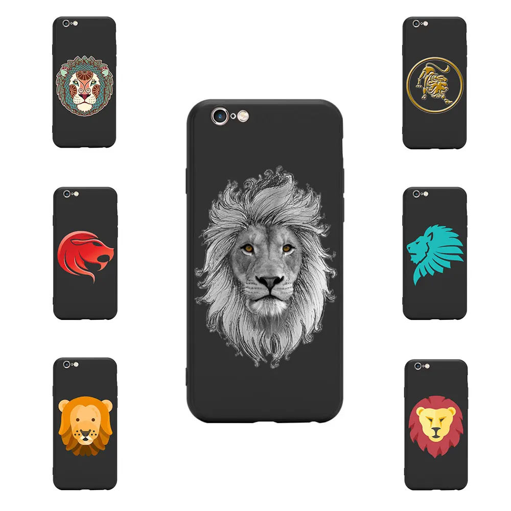 Астрологический знак зодиака Созвездия Leo Lion тема лица мягкий чехол из ТПУ для