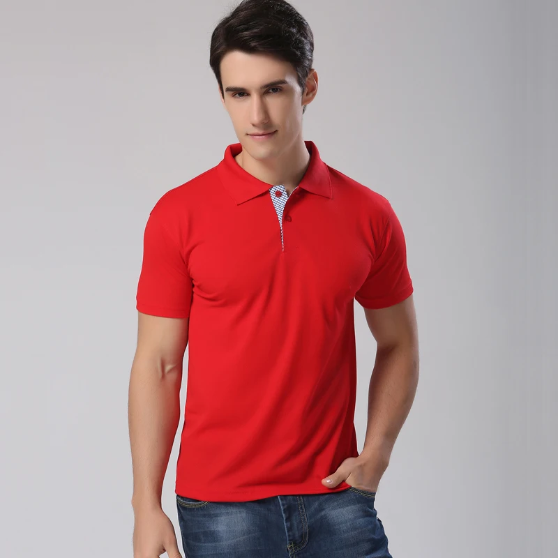 12 Color Mens Polo Shirt Brands Slim Fit Casual Solid Polo