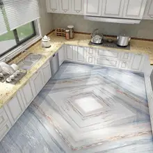 Пески на заказ напольная плитка Современная гостиная спальня ПВХ 3d полы обои