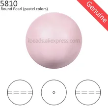 Оригинальные кристаллы от Swarovski 5810 пастельных цветов, серия матовых жемчужин, полностью просверленные отверстия, сделай сам, свободные бусины, ювелирное изделие, фитинг