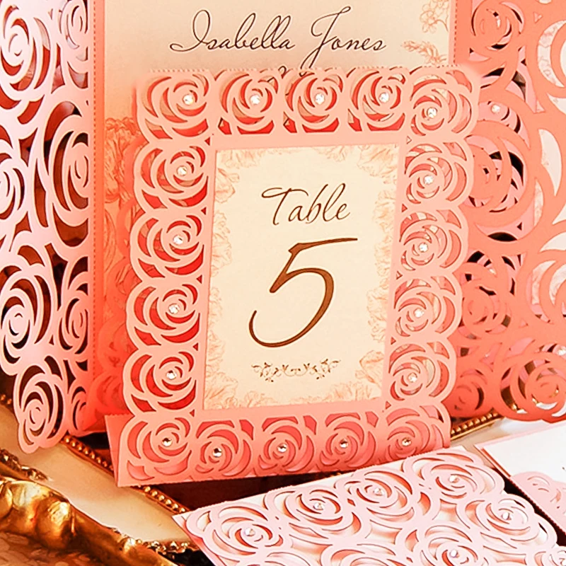  Rose Wedding Invitations Dies Metal Cutting Dies New 2019 for Cards Making Scrapbooking Birthday Gr - 4.00002E+12