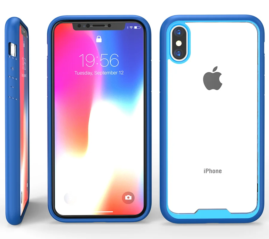 IQD для iPhone X XS Max XR 7 8 6 6s Plus чехол s TPU бампер прозрачная задняя крышка защитный чехол Защита от падения царапин