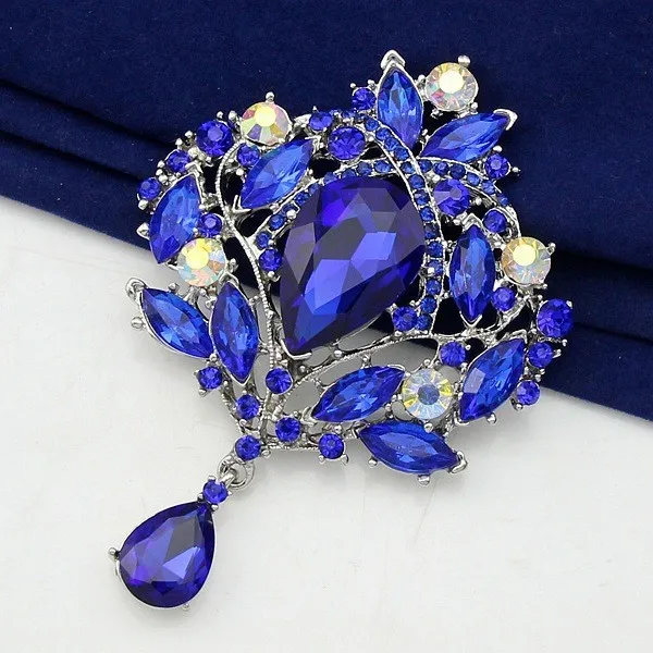Rhodium-Plated-Star-Jewelry-Multicolor-Water-Drop-Rhinestone-Crystal-Brooches-For-Women-2015-Wedding-Jewelry-Pin-Brooches