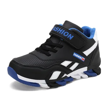 

2018 Autumn Winter New Style Children's Running Shoes PU Leather Kids Sneakers For Boys Trainers Girls Outdoor Sport Shoes