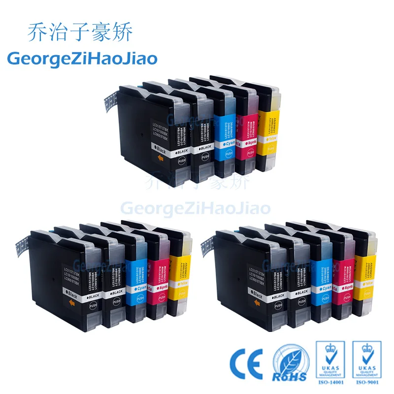 

LC960 15 X Ink Cartridge Compatible for Brother DCP 130C 135C 150C 153C 330C 350C 540CN 560CN MFC 230C 260C 3360C 3