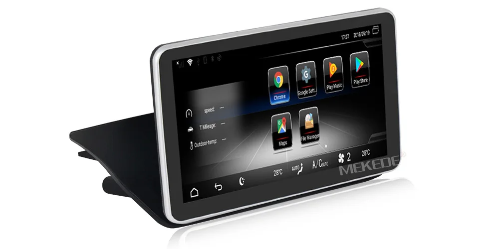 Clearance MEKEDE 9" Android 7.1 4-Core CPU 3+32G Car Radio GPS Navigation Bluetooth WiFi Head Unit Screen for Mercedes Benz E W212 S212 7