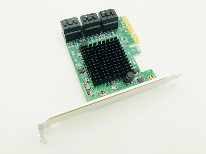 SATA карты 6 Порты и разъёмы 3 0 PCI E Express контроллер с кронштейном SATAIII Гбит расширения