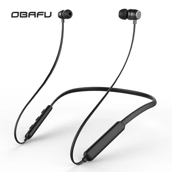 

Obafu Magnetic Bluetooth Headset Flex Bluetooth Earphone Sports Wireless Headphones Stereo for Phone Xiaomi iPhone Android IOS