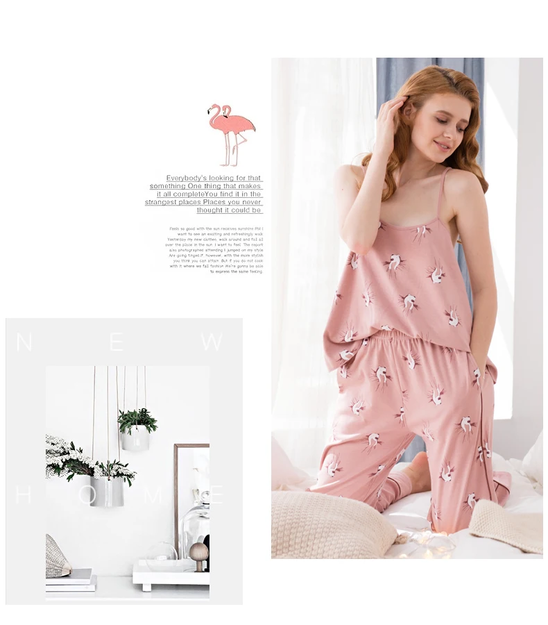 J& Q, женский халат, пижамный комплект, новинка, модная женская домашняя одежда, хлопок, Розовое Кимоно на бретельках, 3 шт., пижама высокого качества, одежда для сна