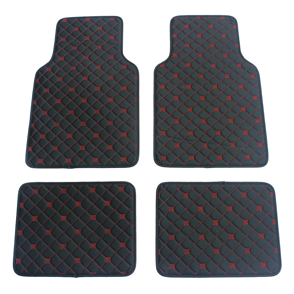 AUDI A1 10 + UNIVERSAL CAR FLOOR MATS BLUE /& BLACK TRIM