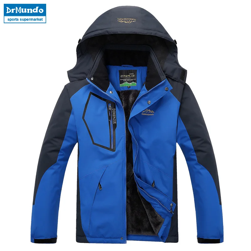 

Ski Jacket Men Waterproof Fleece Snow Jacket Thermal Snowboard Coat Outdoor Men Winter Mountain Ski Jacket Plus Size Brand