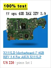 PU301LA материнской I3-4010U для ASUS PU301L PU301LA Материнская плата ноутбука PU301LA плата PU301LA тест материнской платы 100% OK