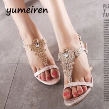 pink sandals wedge shoes for women summer shoes wedge sandals rhinestone wedding shoes peep Toe sandals sandalias mujer Y941