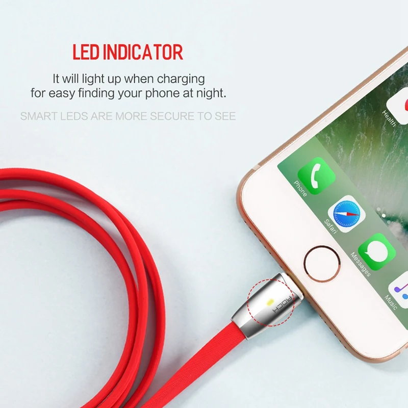 روك الزنك سبائك التميمة USB كابل ل فون X 8 7 6 6 ثانية زائد 5 ثانية SE ، الكلب الصمام ضوء USB كابل للهاتف المحمول كابل ل فون X