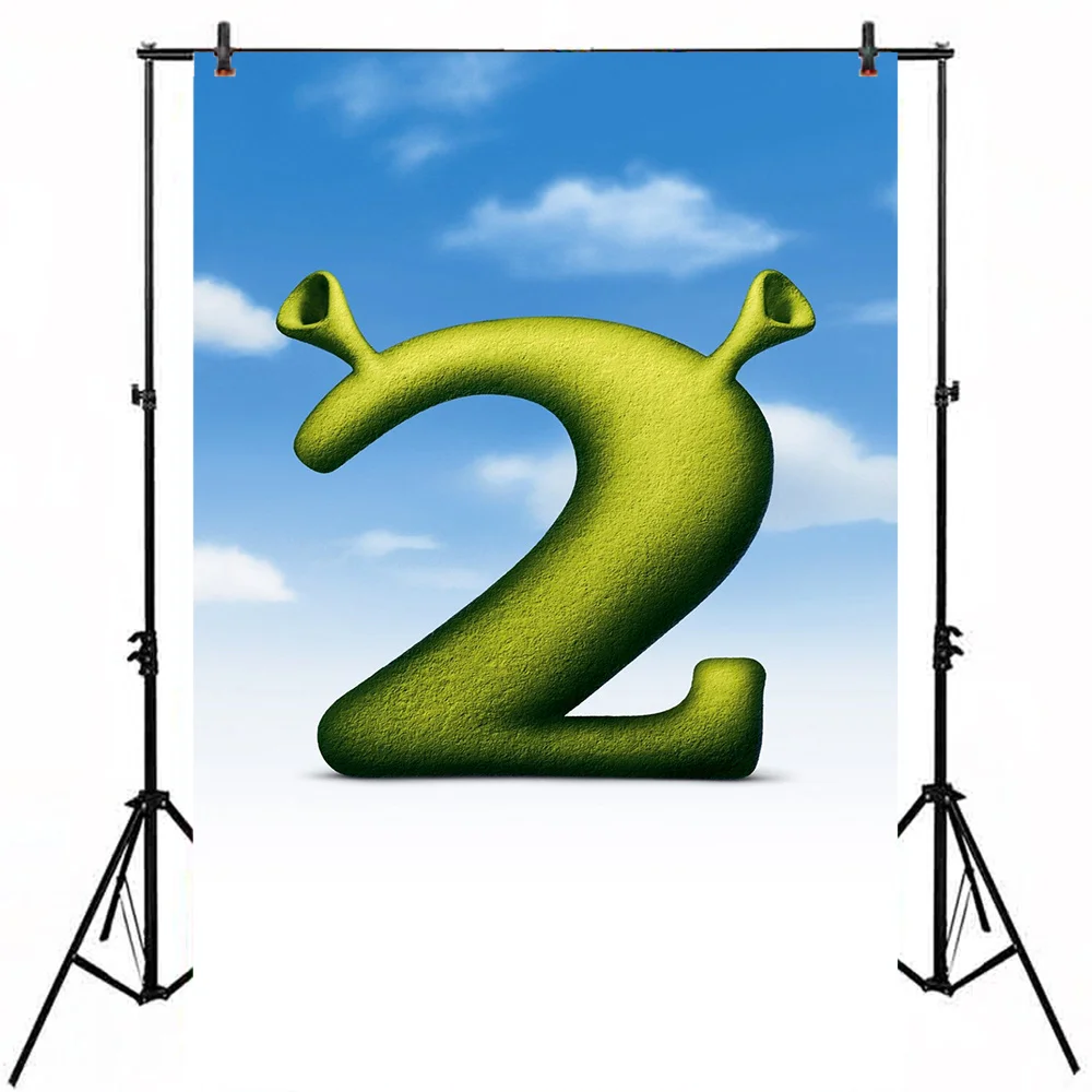 Fondo Clasico De Anime Shrek Unicornio Verde Numero 2 Nubes Azules