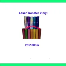 1 лист 1" x 40"/25 см x 100 см лазерная ПВХ теплопередача виниловая термопресс Футболка железа на HTV печати