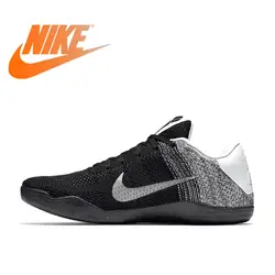 Оригинальные Nike Оригинальные кроссовки Kobe 11 Elite Zoom Air Low Мужские дышащие баскетбольные обувь спортивная, кроссовки нескользящие легкие 822675