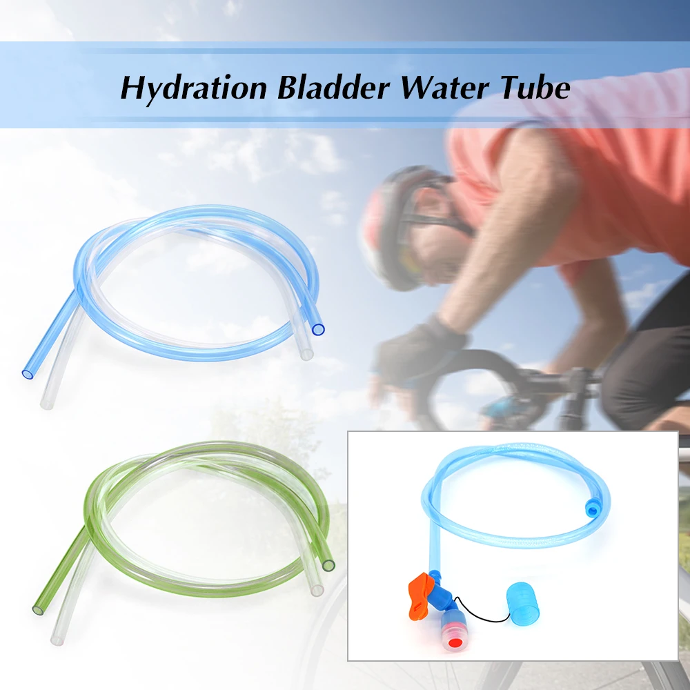 2PCS Hydration Bladder Tube Hydration Pack Hose Replacement Hydration Pack Tube Clip Hydration System Kit Water Bag