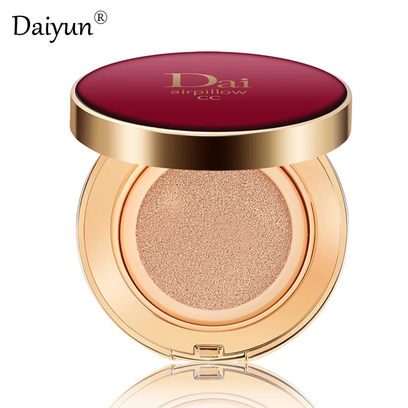 Daiyun Air Cushion CC Крем-корректор для макияжа Увлажняющий тональный крем для макияжа Голый сильно отбеливающий для лица красота Макияж 48+ 40 мл