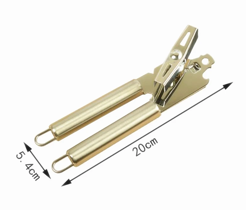 Can Tin Opener Professional Stainless Steel Manual Smooth Edge No Sharp
