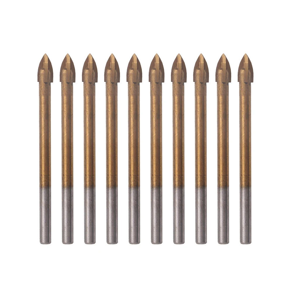 KAHEIGN Set 10 Punte Trapano In Carburo Di Tungsteno - Per Piastrelle, Ceramica, Metallo - Foto 11