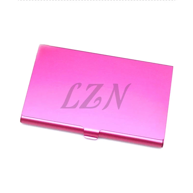 LZN креативный чехол для визиток стальная ручка металлическая коробка чехол для кредитных карт для мужчин визитница металлический кошелек
