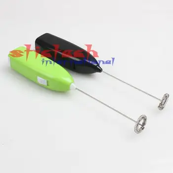 

by dhl or ems 500 pcs Coffee Milk Drink Electric Whisk Mixer Frother Foamer Kitchen Egg Beater Electric Handle Mixer Stirrer