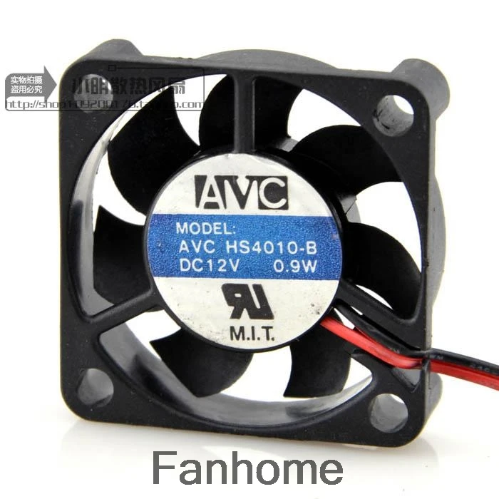 Для оригинального AVC HS4010-B DC12V 0 9 W 4010 4CM малошумный вентилятор охлаждения |