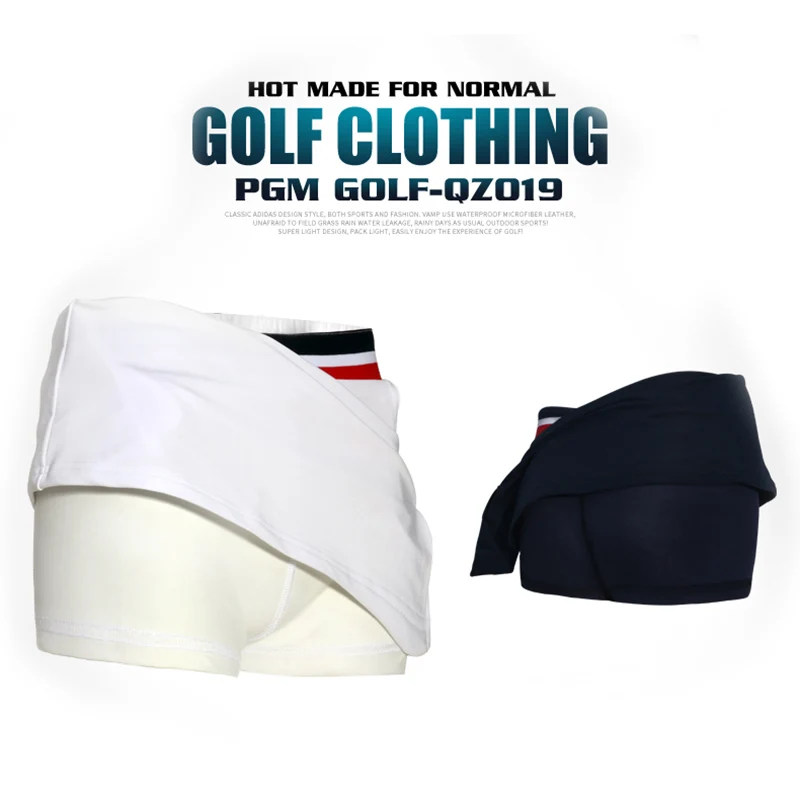 PGM одежда для гольфа женская короткая деленная Летняя женская плиссированная теннисная мини-юбка футболка подкладка XS s m l xl