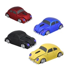 2,4G Автомобильная беспроводная мышь USB компьютерная мышь Автомобильная Форма 1000 dpi с светодиодный светоприемник для ПК ноутбуков MacBook Air Pro планшетов