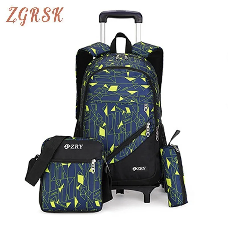 

Men Trolley Schoolbag Luggage Book Bags Men Backpack Women Latest Removable Men's Travel Bags 2/6 Wheel Stairs Mochila Bagpack