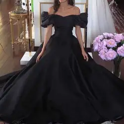 Милая принцесса Вечернее Бальное Платье 2018 Черный vestido de noiva festa robe de soireвечерние партии Мать невесты платья для женщин