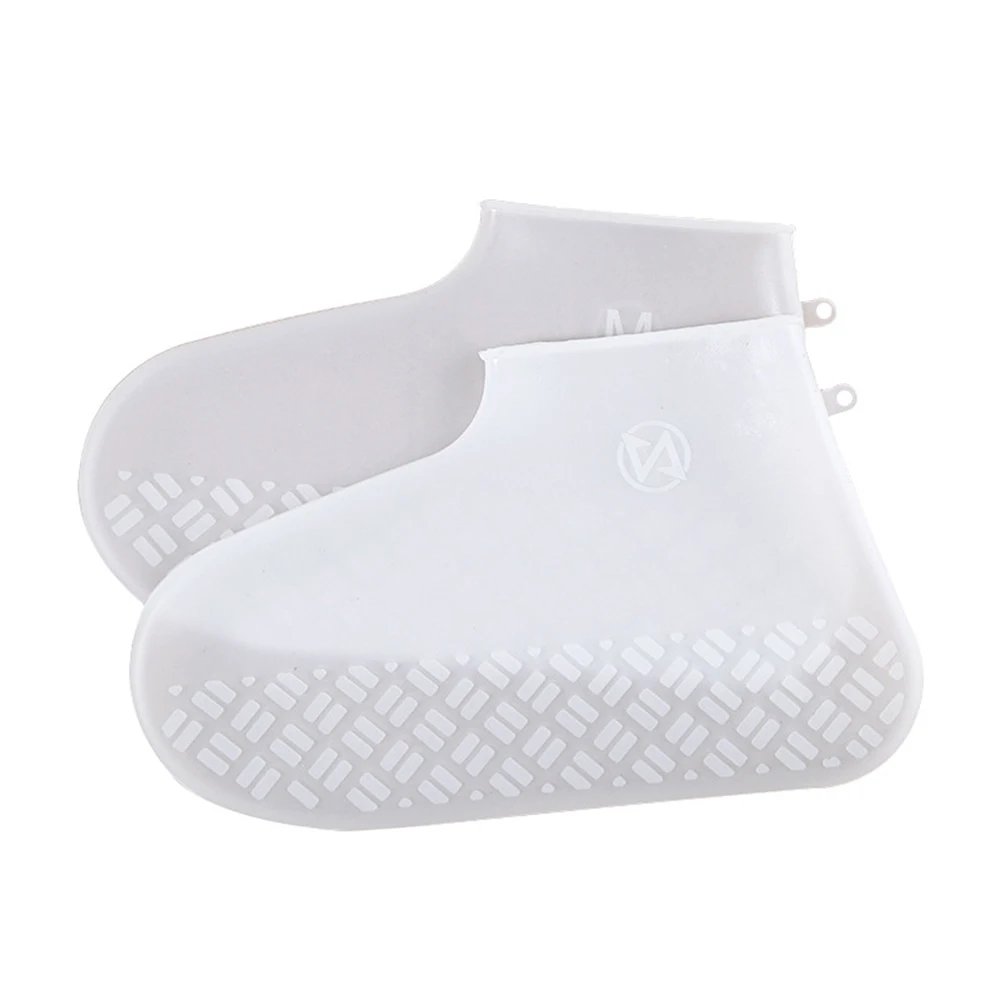 

Foldable Reusable Waterproof Rain Boots Silicone Shoe Covers Non Slip Solid Rainy Days Elastic Outdoor Rainproof Protection