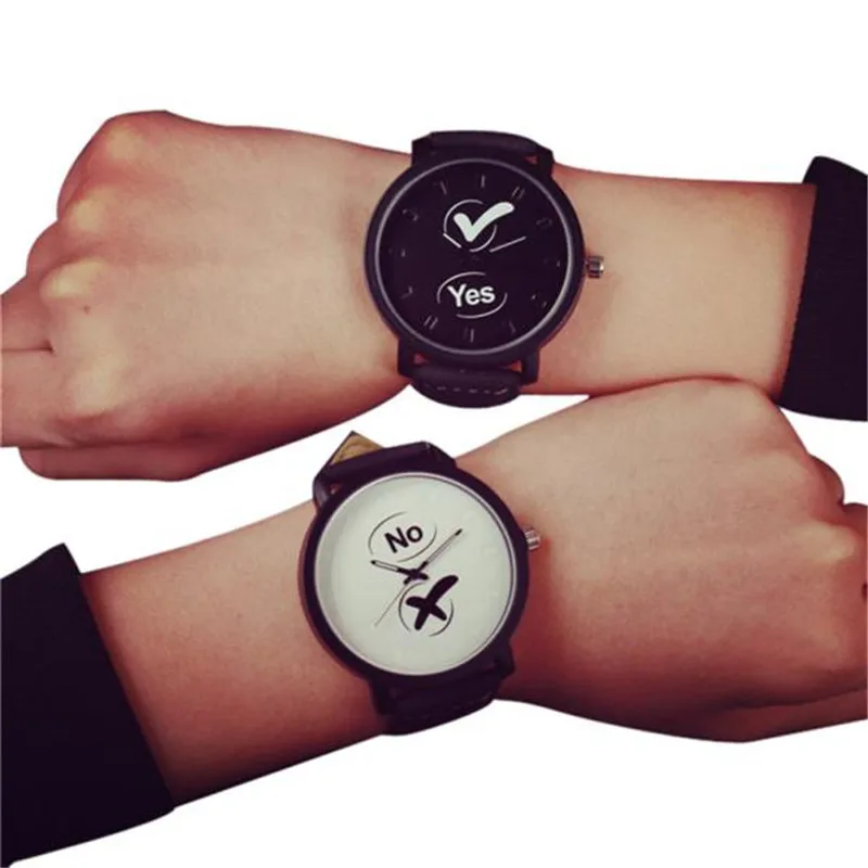 

2017 New Women Watches Digital Watch Woman Man Casual Watch High Quality Leather Clock Reloj Mujer Black White Lovers Wrist#2522