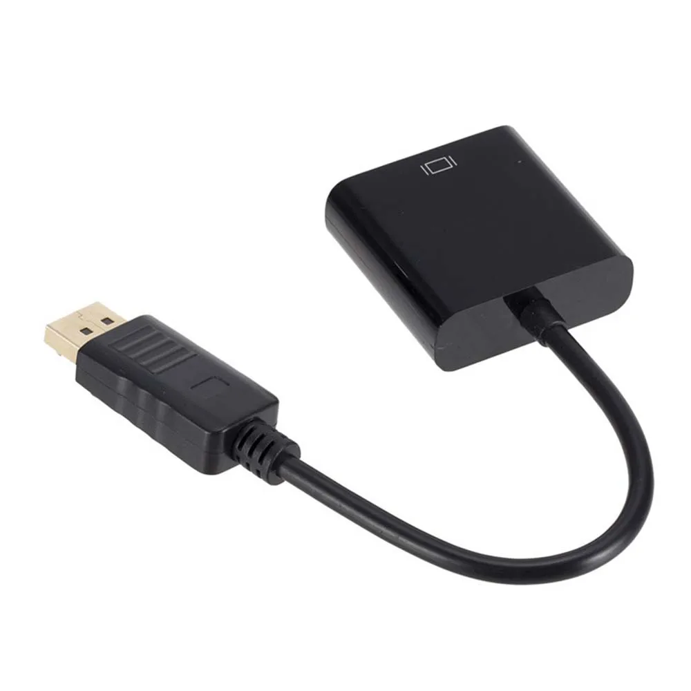 YuBeter DP к VGA видеоадаптеру 1080p штекер порт дисплея гнезду кабели для MacBook проектора