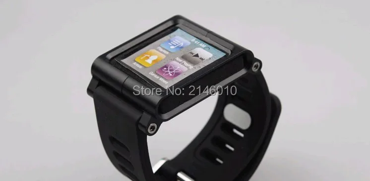 Мультисенсорный ремешок для наручных часов, браслет для iPod Nano 6 6th 6g, алюминиевый металлический чехол