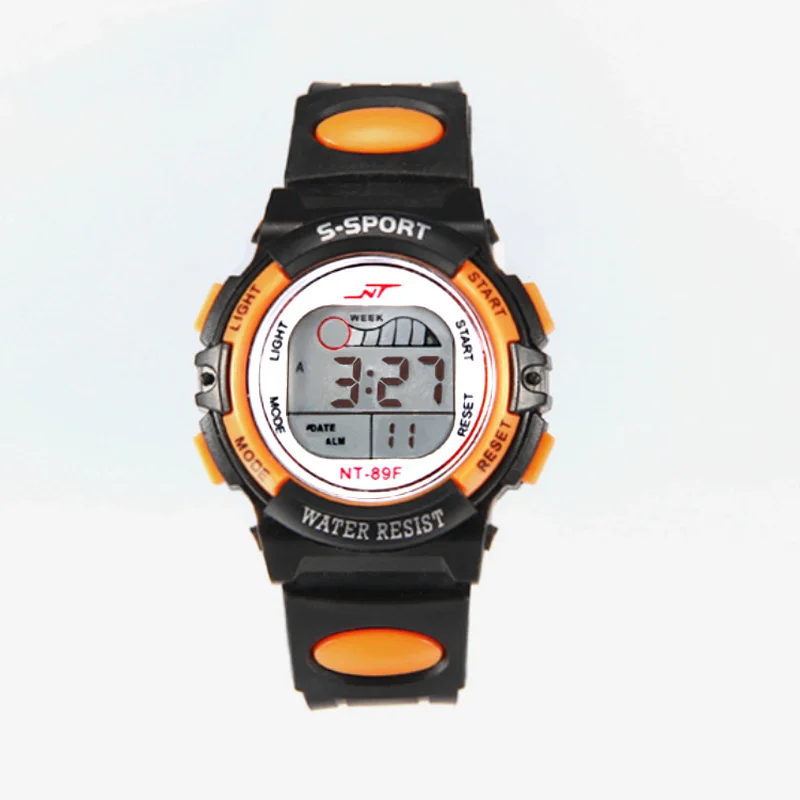 Горячая Распродажа Детские Многофункциональные цифровые наручные часы светящиеся электронные спортивные часы будильник Дата LXH