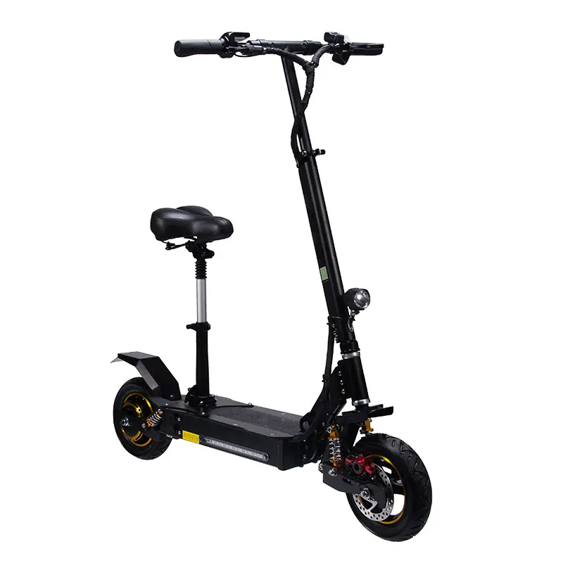 Excellent JS 800W 46V Electric Scooter Max Speed 45km/h Motor strong powerful scooter camping skateboard adulte e-scooter foldable ebike 1