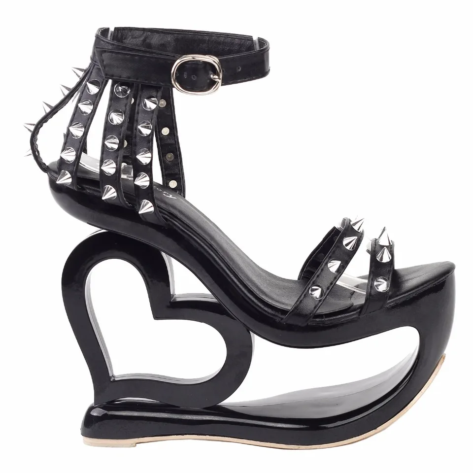 black strappy evening sandals