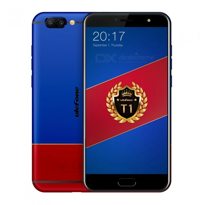 

Ulefone T1 4G Global Version Smartphone 6GB+128GB 5.5" FHD P25 Octa Core Android 7.0 Dual rear cam 16MP+5MP 3680mah mobile phone