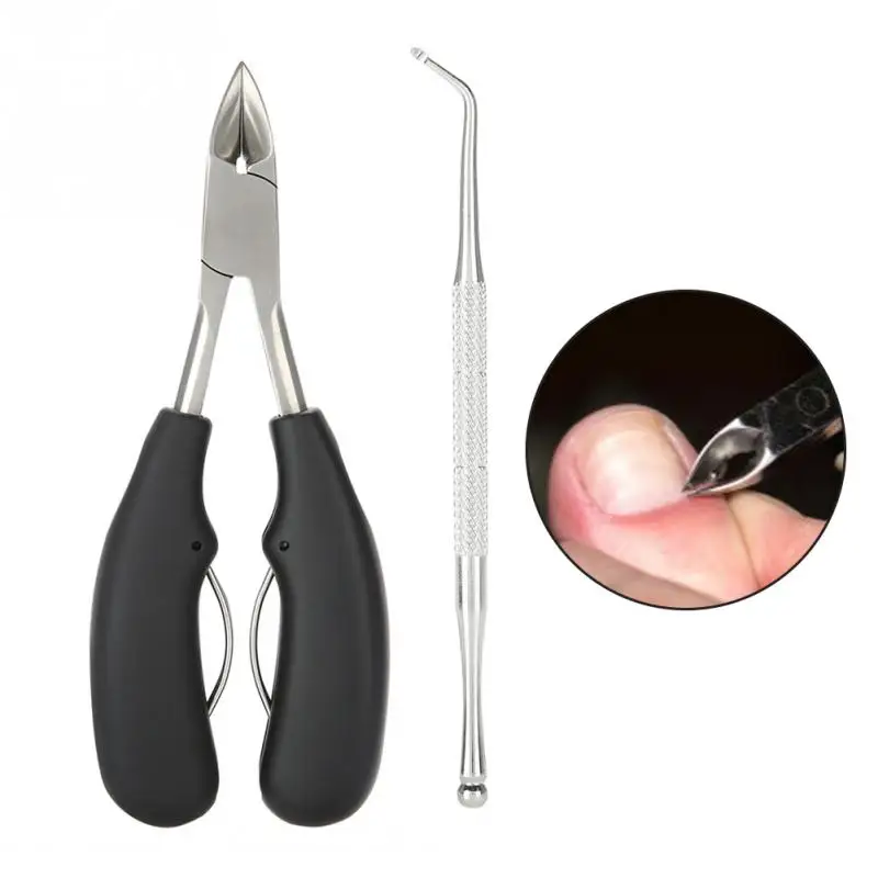 

Toenail Cuticle Stainless Steel Dead Skin Pliers Dirt Removing Nail Lifter Manicure Tool Set