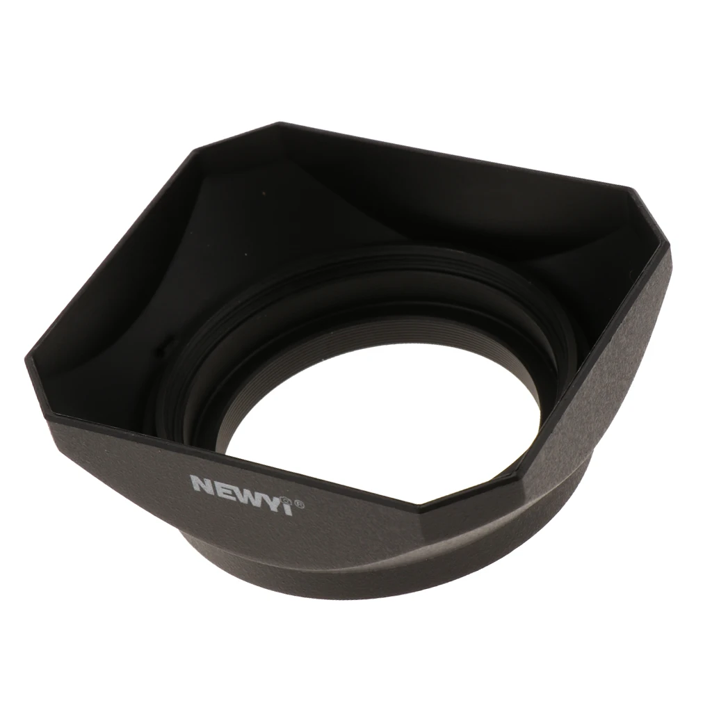 Universal DSLR Mirrorless Camera Square Lens Hood Cover 43mm Protector for Telephoto Lens Standard Lens and Wide Angle Lens