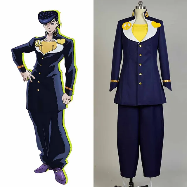 JoJo's Bizarre Adventure Cosplay Josuke Higashikata Costume Full Set