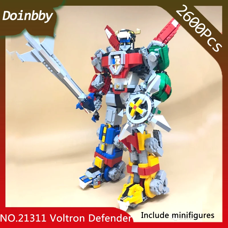 

In stock 16057 2334Pcs ideas series Voltron Defender of The Universe Building Blocks Bricks Kids toys Christmas Gift 21311