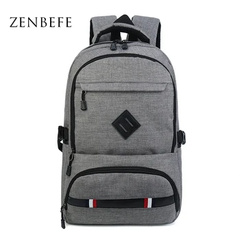 

ZENBEFE Large Capacity Men's Backpack Leisure Travel Bag For Men School Bag For Teenagers Fit For 15 Inch Laptop Bag Men Bags
