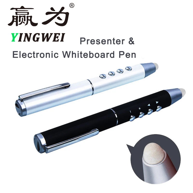 

PPT Presenter Battery Powered Presentation Flip Pen Interactive Whiteboard Pen Remote Control Presentation Clicker RF 2.4GHz
