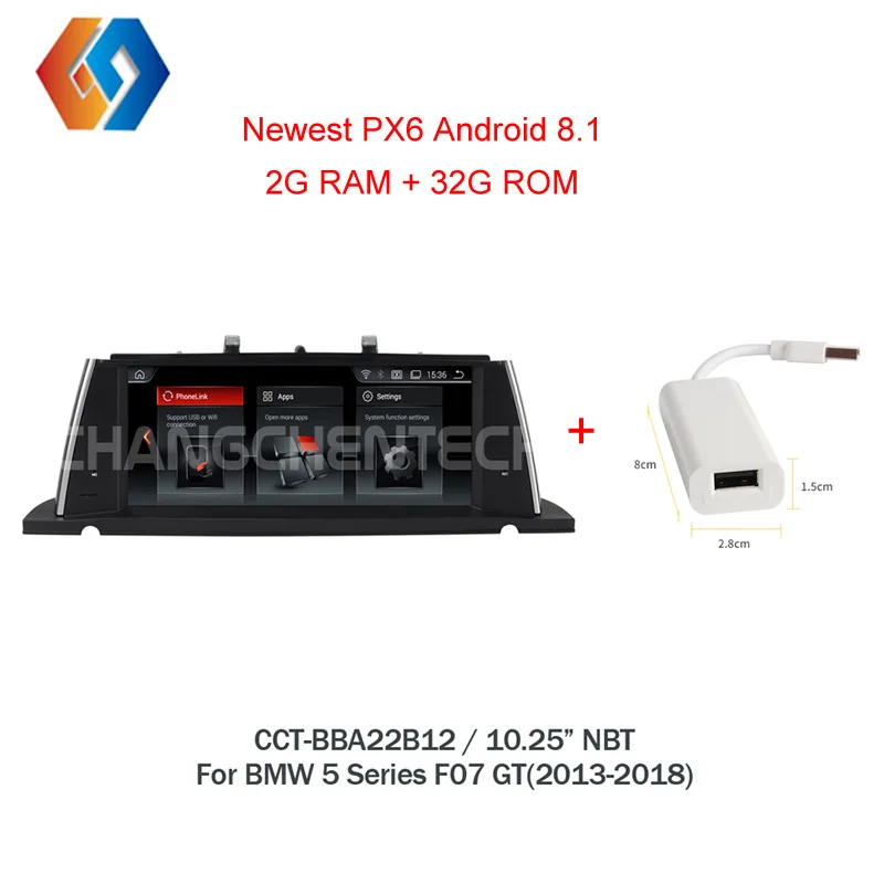Discount Android 8.1 GPS Navigation Multimedia Radio For BMW 5 Series F07 GT(2013-2017) NBT System EVO UI Bluetooth Stereo WiFi Unit12 0