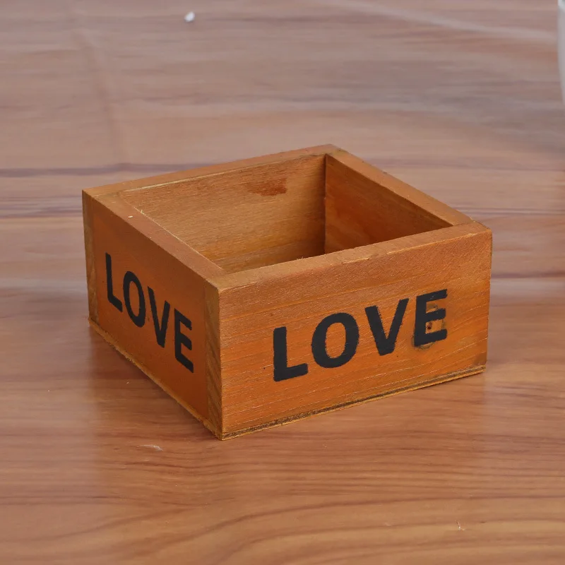 Mini Antique Wooden Table Sundries Container Cosmetics Jewelry Storage Box Wooden Jewelry Holder Storage Box Wood Crafts
