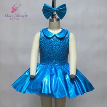 Для детей и взрослых, платья на бретелях для девочек с длинным рукавом с блестками, в стиле джаз танцевальный костюм пачка, для выступления танцевальный костюм пачка, светло морском синем цвете красные Танцевальный костюм